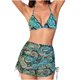 thumbnail image 1 of Bikini Tops para Mujeres Protección Solar Tres Piezas Set Sexy sin Tirantes Traje de Baño de Playa con Cover-Up, 1 of 8