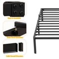 thumbnail image 4 of Fowroa Queen Bed Frame with 18 inch Storage,Heavy Duty Metal Platform Bed Frame, Noise Free,No Box Spring Needed, Easy Assembly, 4 of 9