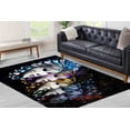 thumbnail image 3 of Venice Masks Rug, Venetian Mask Rug, Modern Rugs, Gift Rug, Hallway Rug, Traditional Mask Rugs, Printed Rug, Office Rug, Indoor Rug, 5.2'x7.5' - 160x230 cm, 3 of 7