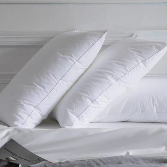 Square Decorative Throw Pillows Inserts Down and Feather Pillow Insert, Cotton Fabric, 18 X 18 Inches