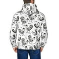 thumbnail image 5 of Zip Up Hoodies for Men - Sketch Cute Chicken Grass Long Sleeve Comfrt Men'S Fashion Hoodies & Sweatshirts, Jackets for Men Hoodies Pullover Clothing Clothes with Pouch, 5 of 5
