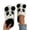 White, variant on CBGELRT Slippers for Women Cute Cartoon Panda Plush Flat Winter Warm Non Skid Cozy Slides Slippers Indoor Outdoor House Shoes White Size 39