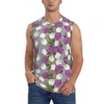 thumbnail image 2 of Fotbe Men's Rose Flowers Print Men's Sleeveless Muscle Tank Tops Casual T-Shirts for Gym Workout Beach-Medium, 2 of 8