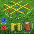 thumbnail image 2 of Juego al aire libre Giant Tic Tac Toe GoBene con 10 pufs, 2 of 7