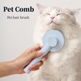 thumbnail image 3 of Cepillo de pelo para gatos y perros, peine de depilación para mascotas, cepillo de masaje de autolimpieza, herramienta de aseo para mascotas, accesorios para gatos, 3 of 4