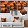 thumbnail image 4 of Designart "Cattle Silhouette Charm I" Animals Metal Wall Decor, 4 of 5
