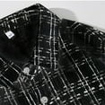 thumbnail image 4 of Mens Big & Tall Shirts Plus Size M-5X Fleece Lined Long Sleeve Shackets Button-Down Collared Mens Casual Plaid Printed Thermal Warm Shirt Jackets, 4 of 8
