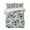 Green, variant on Quilts King Size Bedding Set, Gray Bees Farmhouse Lightweight Quilted Comforter, Spring Summer Botanical Flowers Soft Reversible Bedspread Coverlet with Pillow Covers for All Season, 96" x 106"