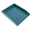 Front Load Stackable Plastic Letter Tray, Teal
