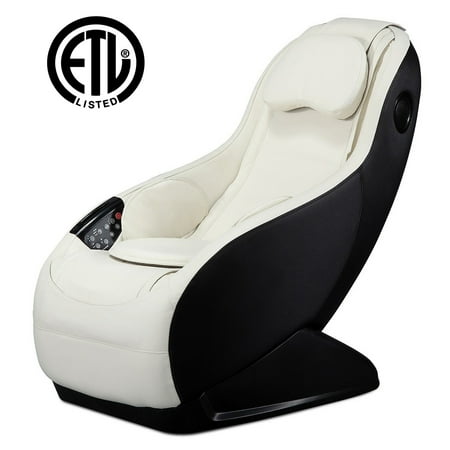 Full Body Electric Shiatsu Massage Chair Fully Assembled Video Gaming Chair with Airbag Massage SL-Track Curved Long Rail Wireless Bluetooth Speaker USB Charger for Office Home Living Room