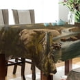 thumbnail image 4 of Yayeee Tablecloths for Rectangular Tables 54 x 54 inch Party Table Cover, Snow Mountains, 4 of 6