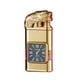 thumbnail image 1 of Fiudx Encendedor Galvanizado Resistente Al Viento, Esfera de Cuarzo Única con Ventana Visible, Antorcha de Llama Azul Ajustable, Diseño de Butano Recargable, Ideal para Exteriores, Regalo para Esposo, 1 of 2