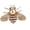 gold pearl, variant on Honey Bee Brooches Crystal Insect Themed Bee Brooch Animal Fashion Shell Pearl Brooch Pin Gold Tone