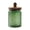 Green, variant on Green Colored Glass Storage Jar With Lid 700Ml Kitchen Canister For Snacks Tea Coffee Airtight Food Container