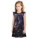 thumbnail image 1 of Fotbe Purple-Eyed Floral Leopard Vestido de Dormir para Niñas de 3 a 10 Años, Mangas Cortas, Estilo Princesa, Pijama Camisón con Mangas Voladas-Medium, 1 of 6