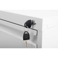 thumbnail image 4 of White Metal File Cabinet for Multiple Storage Types / Adaptable Office Storage, 4 of 7