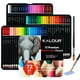 thumbnail image 1 of Lápices de acuarela KALOUR Professional 72 colores con 2 pinceles, 1 of 7