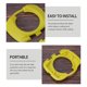 thumbnail image 4 of 2Pcs/Set Cleat Pedal Cover Quick Release Anti-Slip Bicycle Action Cleats Protection Cover for Zero Aero, 4 of 5
