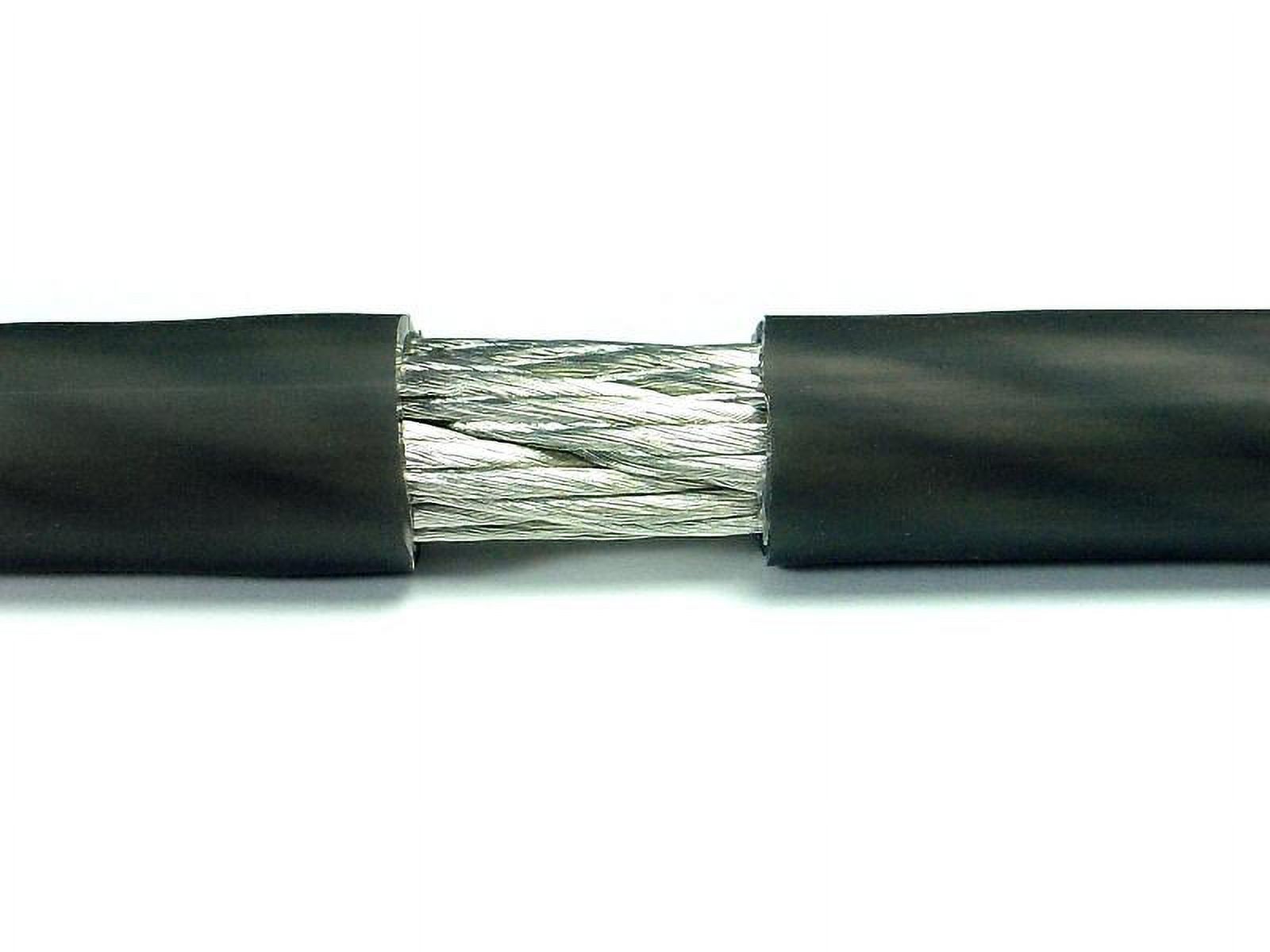 KnuKonceptz Kolossus 8 Gauge OFC Power Wire – 50ft, Black – Battery Ground Cable