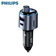 thumbnail image 1 of cargadorIrforaCargador rápido para coche Philips, reproductor BT, receptor MP3, calidad no destructiva, BT5.0 QC3.0, control de voltaje de carga Flash PD20W + A22.5W, 1 of 6