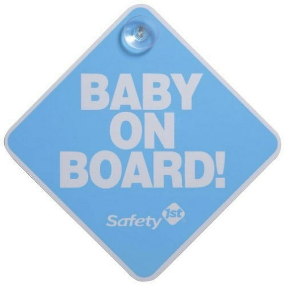 Safety 1st "Baby On Board" Sign - Color: Blue