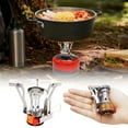 thumbnail image 2 of Portable Outdoor Camping Stove Compact Hiking Cooker For Backpacking Picnic Emergency Preparedness And Travel Adventures With Efficient Wind Burner Hiking Pole Tent Hiking Stuff for Men Portable, 2 of 9