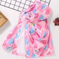 thumbnail image 5 of CPNG Toddler Girls Versatile Outdoor Hooded Jacket Cute Cartoon Windbreaker Coats Full Zip Lightweight Cute Graphic Outerwear Rain Jacket Coat with Pockets, 5 of 8