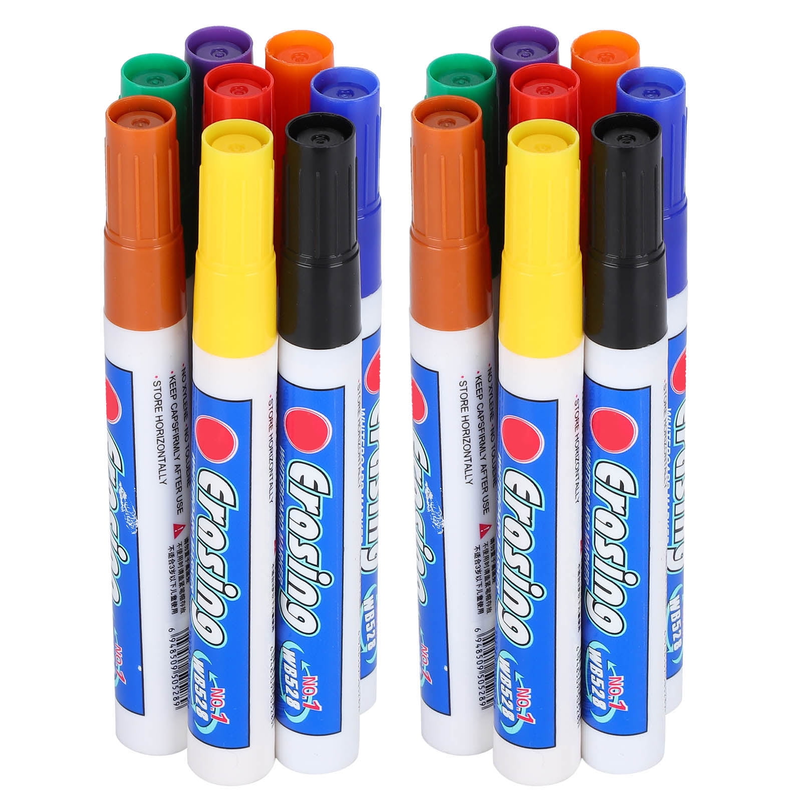 Lot De 18 Surligneurs Pastel JIANTA - 12 Surligneurs Sans Saignement + 6 Stylos Gel - Couleurs Douces