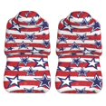 thumbnail image 3 of LAKIMCT Usa Independence Day Car Seat Covers Vehicle Front Seat Covers Universal Fit Seat Protector, 3 of 9
