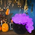 thumbnail image 6 of Halloween Decorations Outdoor Large Witch Cauldron, Black Plastic Bowl Decor on Tripod with Lights Halloween Cauldron Pot Witches Cauldron Hocus Pocus Candy Bucket Decoration for Porch Home Party, 6 of 9