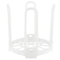 thumbnail image 2 of Plastic folding healthy dish organizer, drying rack, drinking glass and sports bottle drainer rack, plastic bag dryer and non-slip bottom for kitchen countertops[white], 2 of 7