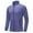 Blue, variant on Xysaqa Men's Stand Collar Softshell Jackets Slim Fitted Windproof Warm Lightweight Jacket Mens Outdoor Sports Jackets Casual Windbreaker with Zipper Pockets Khaki