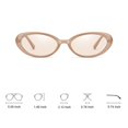 thumbnail image 2 of Gafas de sol retro ovaladas Ridering estilo ojo de gato UV400 para mujeres y hombres, 2 of 8