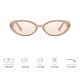 thumbnail image 2 of Gafas de sol retro ovaladas Ridering estilo ojo de gato UV400 para mujeres y hombres, 2 of 8
