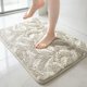 thumbnail image 4 of Alfombra absorbente antideslizante para baño con patrón decorativo, lavable a máquina, 60x40 cm, beige, 4 of 6
