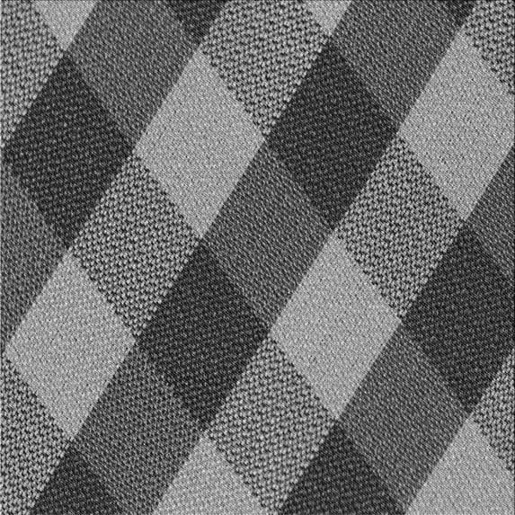 Ahgly Company Indoor Square Patterned Dark Gray Area Rugs, 5' Square