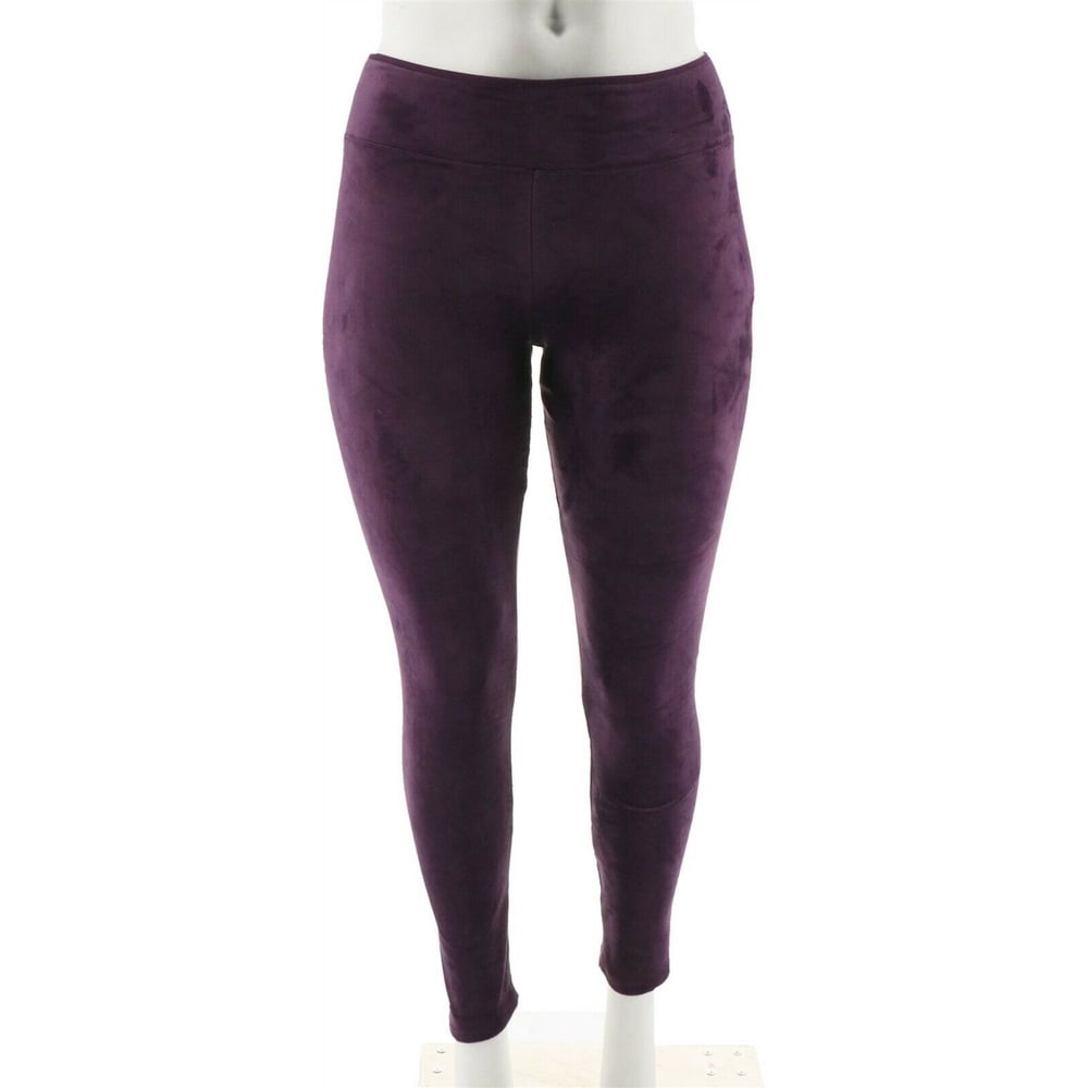 ClimateRight by Cuddl Duds Cuddl Duds Double Plush Velour Leggings