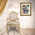 thumbnail image 3 of Ferrell, Erin McGee 19x24 Gold Ornate Wood Framed with Double Matting Museum Art Print Titled - Color Blocking III, 3 of 4