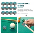 thumbnail image 2 of 12Pcs Cue Stick Wiping Powder Pool Table Cue Chalk Billiards Playing Accessories, 2 of 6