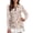 Bunny Carrot Easter Pattern, variant on Jiueut Zip Up Polo for Women UV Protection Pullover Blue Floral Pattern Sports Golf Polo with Long Sleeves Loose Fit Daily Wear Polo Shirt V Neck, Size XX-Large