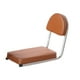 thumbnail image 2 of Asiento Trasero de Bicicleta, con Respaldo Sillín Engrosamiento Cojín Trasero Estante Almohadil Suave para Accesorios de Ciclismo Accesorio para Marrón Macarena cojín de asiento de bicicleta, 2 of 8