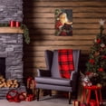 thumbnail image 2 of ZHONGYUTONG Santa Claus Canvas Wall Art Christmas Pictures Wall Decor Vintage Santa Painting for Living Room Bedroom Decor Framed (12.00" x 18.00"), 2 of 5