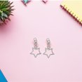 thumbnail image 1 of OUNONA 30Ud Para Llaveros Metal Cristal Plata Con Clip Giratorio Y Resistente, 1 of 8
