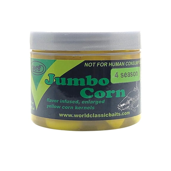 WCB Carp Baits - Flavored Jumbo Corn Bait - Ideal for Carp Fishing