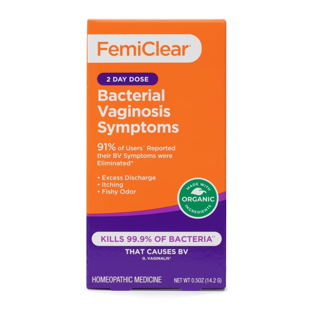 Ungüento vaginal FemiClear BV Sintomates, tubo totalmente natural de 15 ml