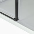 thumbnail image 4 of Dreamwerks Bristol 48x32x79.2 Rectangular Acrylic Shower Kit with Sliding Door, Base & Walls in Black, 4 of 10