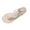 Beige, variant on Women's Flat Sandals Dressy, Bohemian Floral Sandals Open Toe Elastic Ankle Strap Beach Thong Sandals T-Strap Slip On Summer Walking Shoes Beige Women Sandal