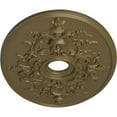 thumbnail image 3 of Ekena Millwork 30 3/4"W x 21 1/4"H x 3 7/8"ID x 1 5/8"P Alexa Ceiling Medallion (Fits Canopies up to 5 5/8"), Hand-Painted Mississippi Mud, 3 of 6