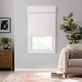 thumbnail image 3 of Eclipse Bamboo Cordless Light Filtering Privacy Roman Shade, White, 72 x 72, 3 of 8