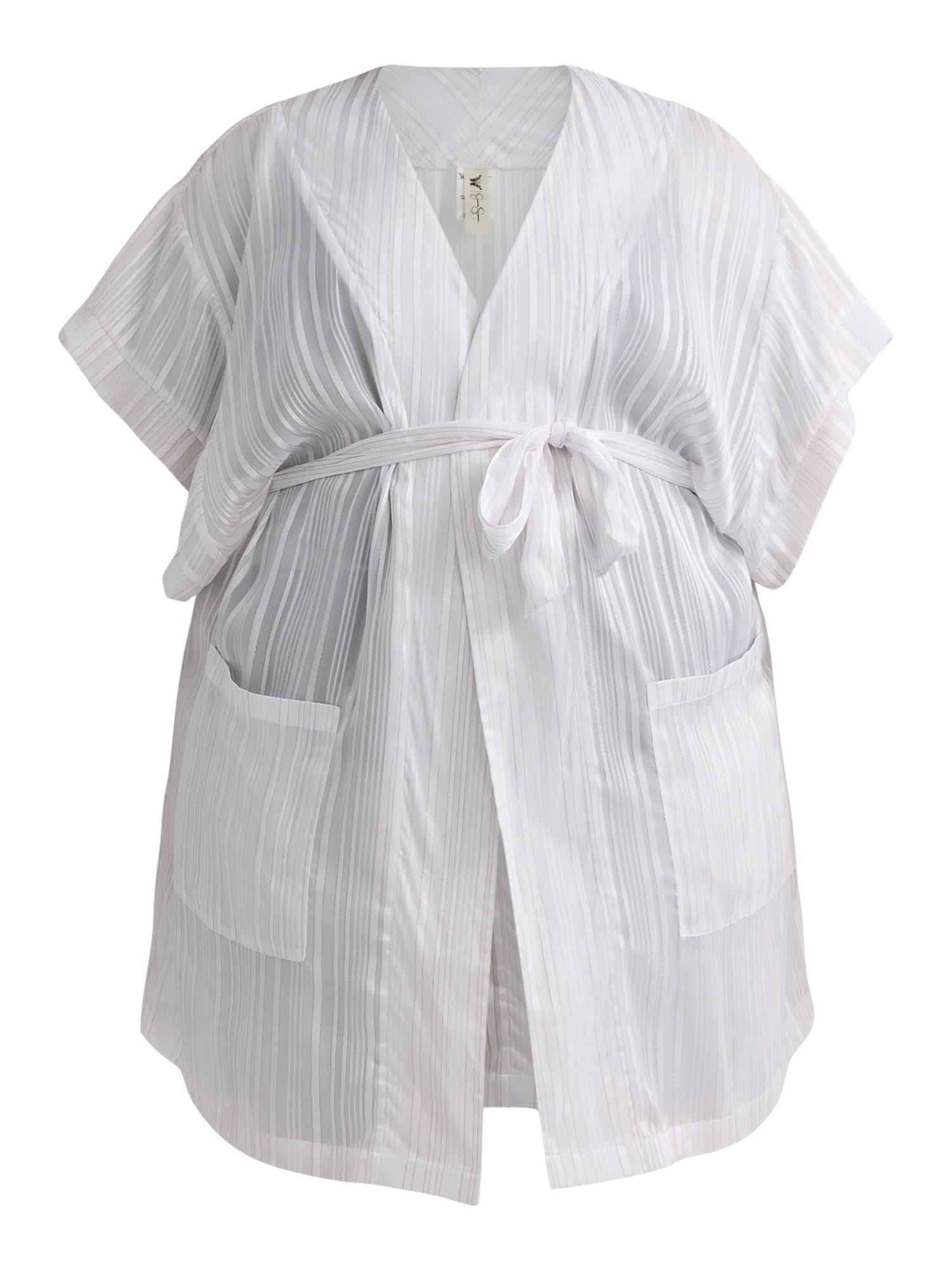 Jessica Simpson Women's Lurex Kimono Robe Swim Coverup, Sizes XS-XXL